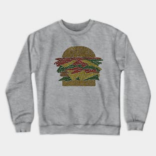 Double Cheese Hamburger Crewneck Sweatshirt